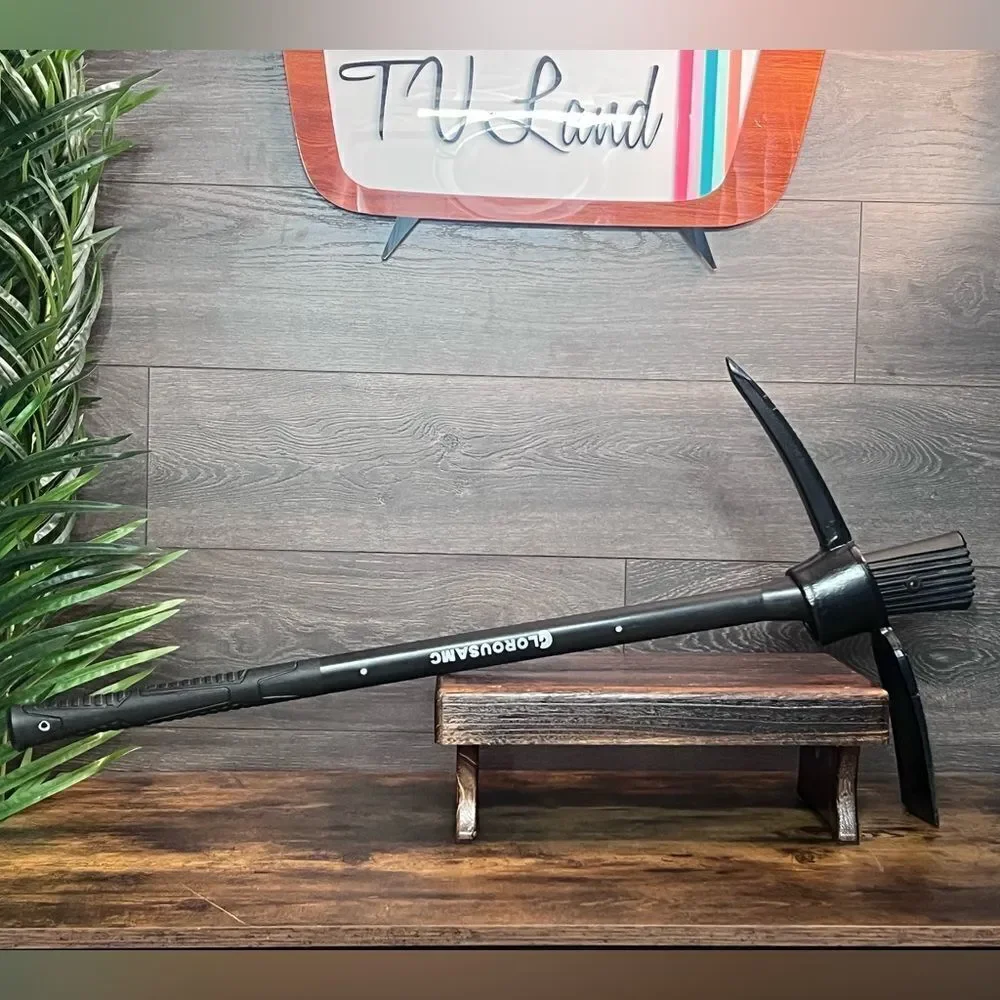 glorousamc Forged Adze Pick Weeding Mattock Pick Mattock w/Fiberglass Handle - Picture 9 of 13